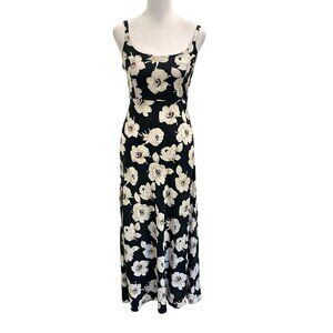 Vintage Y2K Romantic Floral Maxi Dress Sleeveless size Medium De Rotchild